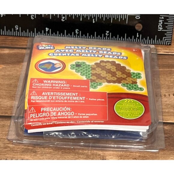 Color Zone Melty Beads Craft Kit 225 Pieces For Ages 5+ 26475 TURTLE - Picture 3 of 3